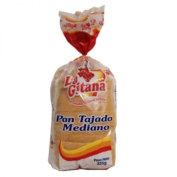 Pan Tajado Mediano * 325g